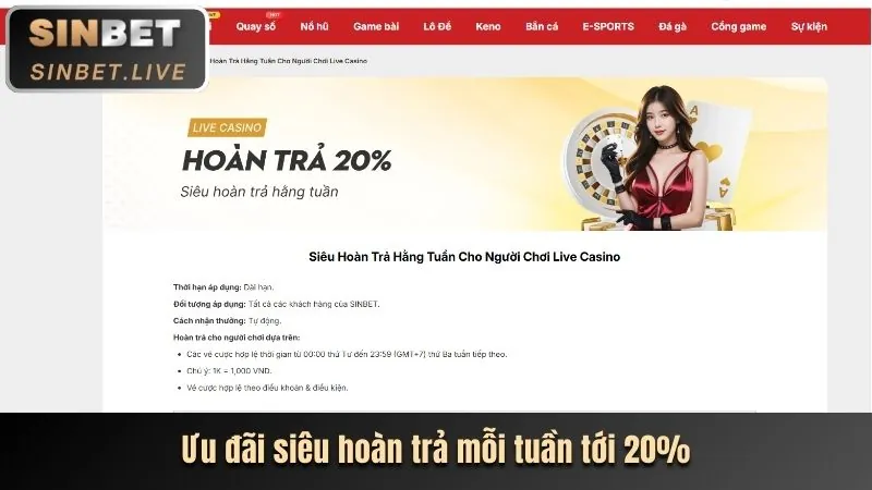 Khuyến Mãi Thể Thao WS168